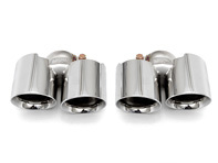 Échappement Deluxe Quad-Style Tail Pipe Chrome poli. Porsche 997.1 Carrera S - 99711135101, 99711135102, 99711135103, 99711135104, 99711198102, 99711198103, 99711135201, 99711135202, 99711135203, 99711135204, 99711198202, 99711198203