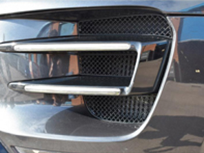 Front bumper stainless steel outer grille set ZunSport. Porsche 95B Macan Turbo - ZPR84814, ZPR84814