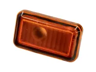 Seitliche Repeater quadratisch AMBER. Porsche 924 / 944 / 968 / 993 / 964 / 911 - 4A0949101