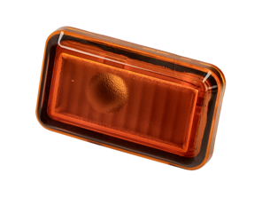 Zijrepeaters vierkant AMBER. Porsche 924 / 944 / 968 / 993 / 964 / 911 - 4A0949101