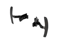 Jeu de palettes de changement de vitesse magnétiques PDK en fibre de carbone pour volant Sport Design. Porsche 992 / 971.2 Panamera / 95B Macan - 992998540A, 992998540A0S8, 992998540B, 992998540B0S8, 992998540C, 992998540AC0S8