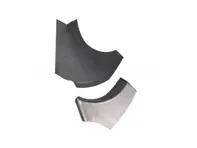 Binnenspatbord steunpaneel achter. Porsche 356 / 356A / 356B / 356C - 644550240700, 64450240800, 35651231, 35651232, 64450240605, 64450240505 - PP105SL, PP105SR