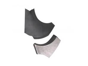 Binnenspatbord steunpaneel achter. Porsche 356 / 356A / 356B / 356C - 644550240700, 64450240800, 35651231, 35651232, 64450240605, 64450240505 - PP105SL, PP105SR