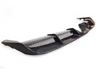 Diffusore paraurti posteriore con griglie in rete, fibra di carbonio. Porsche 981 Cayman GT4 - 981505511, 981505512, 981505811, 981505853801E0 - SF/C/981-505-511/512/811