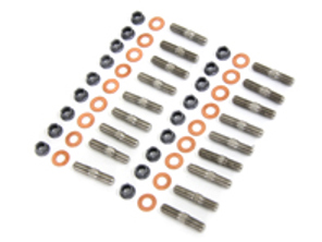 Titan-Auspuffkopf-Stehbolzensatz. Porsche 996TT/ 997TT/ GT3 / GT2 - 90037813100, 90037822709, 99907507400, 90037822701, 99907353501, 99907507400, 99907353501, 99907507400