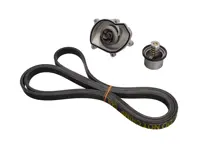 保时捷 957 Cayenne S / GTS / Turbo 水泵、皮带和恒温器组件 - 94810603301, 94810612500, 94810612501, 7PP903137, 95510225100