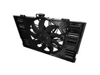 Conducto de aire del radiador de agua con ventilador. Porsche 970 Panamera Turbo - 97010606153, 97010606155 - CFF553000P