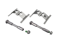 Brake pad pin kit, Front. Porsche 987 Boxster / 987 Cayman / 996 / 997 - 99635195930, 013234 - URO-013234