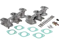 PMO induction 46x41mm inlet manifold set for 46mm carburettors. Porsche 911 3.2 Carrera standard cylinder heads - PM-O914-0