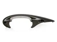Cover for instrument cluster, carbon/leather, Black. Porsche 986 Boxster - 98655298404A11