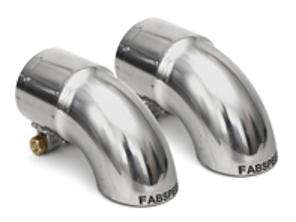 Competition Slip-On Turndown Tips (2.375' / 60.3 mm ID) - Alleen Fabspeed-uitlaten