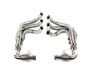 Fabspeed Long Tube Competition Race Header System. Porsche 991.2 GT3 / GT3 RS (2017+) - 9P1251215B, 9P1251216B - FS.POR.9912GT3.LTRHS