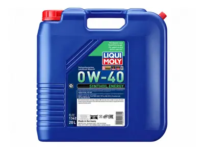Huile moteur 100% synthétique LIQUI MOLY Synthoil Energy 0W-40 - 1L / 5L - 1362