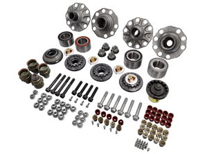 Central locking wheel bolt, wheel nut set, for Turbo / GT2 / GT3 with PCCB ceramic brake - 99704460298