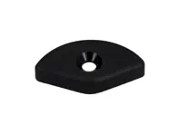 Pezzo angolare tetto cabriolet, nero. Porsche 911 1986-89 / 964 - 9115614550170B, 9115614560170B