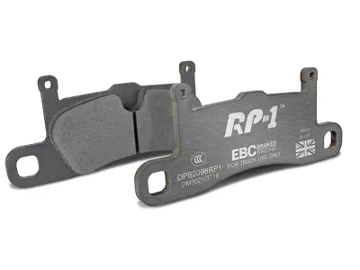 Plaquettes de frein arrière EBC RP-1 Racing. Porsche 991 / 991.2 - 99135293902, 99135293904 - DP82098RP1