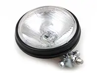 Extra koplamp grootlicht, Zwart. Porsche 911 1965-73 - 91163112100, 90163112101, 91163112110 - LTG11.1.100, LTG11.1.101, LTG111100, LTG111101