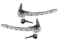 镀铬门把手套件。保时捷 911 1965-67 - 90153106120 - 1687101110