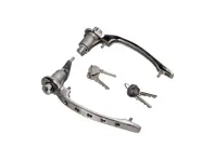 Set maniglie portiere cromate. Porsche 911 1965-67 - 90153106120 - 1687101110