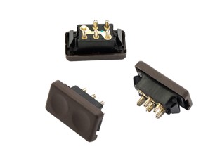 Kit interruttore alzacristalli elettrico marrone. Porsche 924/944 - 47795962289S, 477958622  89S