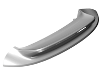 Achterspoiler Sport Klassiek. Porsche992 - 992827940NG2X, 992827940N