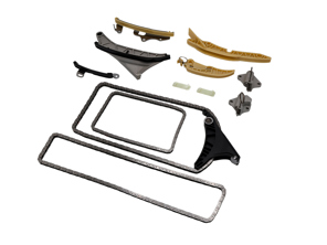 Timing chain kit with tensioners and guide rails. Porsche 9YA Cayenne / 971 Panamera / 95B.2 Macan - PAC109450, 9A710945000, PAC109229A, 9A710921700, PAC109217, PAB109217, 9A710921800, PAB109218A, 9A710950910, PAB109509A, 9A710951400, 9A710951300, 9A710950700, 9A710946900, PAB109450E, PAB109450K - TK-PC005