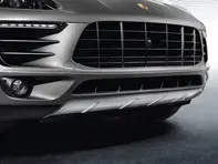 Piastra paramotore in acciaio inox (FRONTALE). Porsche 95B Macan / Macan II - 95B8078336M7, 95B807061L1E0, 95B807061K1E0, 95B807061A1E0, 95B8070611E0