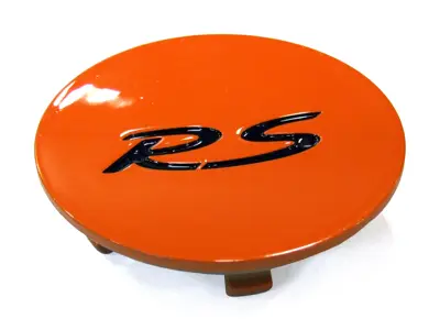 保时捷专用橙色轮毂盖，带有“GT3 RS”标志 - 99736130391041