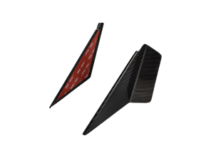Fabspeed Carbon fibre anti-wind buffeting kit. Porsche  991 / 991.2 / 992 / 981 & 718 - 992837308A, 992837307A, 992837308AOK1, 992837307AOK1, 992837308B, 992837307B, 992837308BOG3, 992837307BOG3