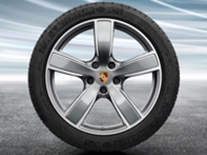 Llantas de aleación Cayenne Sport Classic de 20' y neumáticos de invierno Porsche original - 9Y0044630D