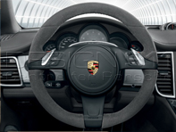 Multifunctioneel stuurwiel in Alcantara. Porsche Panamera 2010>> - 97004440002, 970044400023, 970044400022