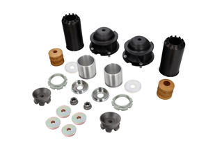 Kit di montaggio ammortizzatore posteriore posteriore Porsche 964 al 1990 - 96433306404, 96433350201, 92833351810