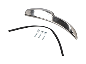 Rear bumper end cap. Porsche 911 1965-69 SWB CARS - 90150525120, 90150525220 - BMP11.3.102, BMP11.3.103, BMP113102, BMP113103, 02252505109, 02152505109