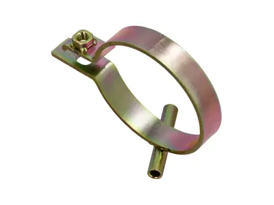 Morsetto per la parte superiore del tubo del riscaldatore e supporto per il cavo del riscaldatore. Porsche 911 1965-86 - 90121105121, 90121105221, 90121105122, 90121105222