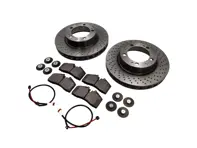 VOOR Remblokken en remschijvenpakket voor Porsche 993 C2/4 1994-97 - 99335104301, 99335104401, 99335193905
