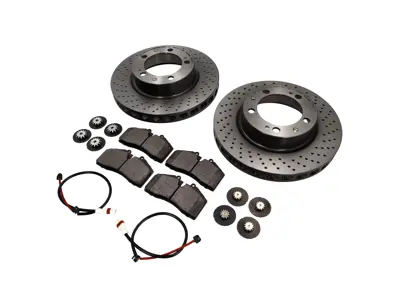 Pastiglie freno ANTERIORI e pacchetto disco freno per Porsche 993 C2/4 1994-97 - 99335104301, 99335104401, 99335193905