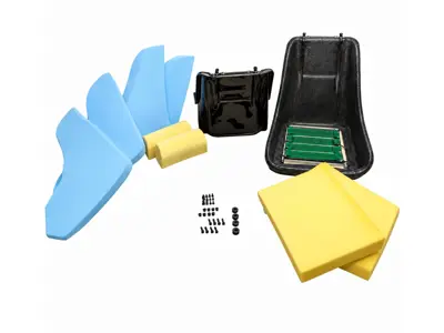 Telaio e kit di imbottitura per sedile R, per cinture di sicurezza a 5 punti. Porsche 911 / 964 / 914 1965–94