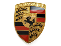 Stemma della maniglia del cofano anteriore. Porsche 356 - 64455921002