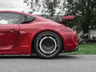 EVO Aero disc achterwiel van koolstofvezel voor lichtmetalen velgen. Porsche 981 GT4