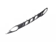 Garniture du contour d'échappement du pare-chocs arrière en acier inoxydable. Porsche 992 Dakar - 9928075316M7, 992807531  6M7