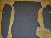 Juego de alfombras para maletero. Porsche 912 1965-68