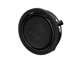 MOMO 喇叭按钮 2 触点 - 压纹黑色皮革箭头 - HOARW10LEABKF, M22135311116