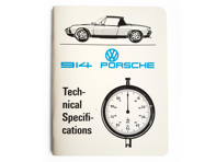 Technical Specifications Book. Porsche 914
