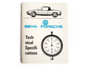 Technical Specifications Book. Porsche 914
