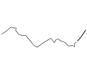 Ligne de retour de direction assistée, centre. Porsche 997.2 - 99734743918, 99734743917, 99734743912, 99734743911