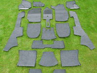 Tapijtset voor interieur. Porsche 911 1969-73