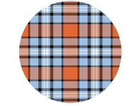 SOLM (Racing) polyviscose tartan stof, inspiratie: Le Mans, Ford GT, Porsche 917, Steve McQueen *VOORBEELD*