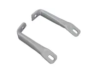 保险杠支撑管后部。保时捷 356 / 356A 美国车 - 64450526100, 64450526200 - 644-505-261-262