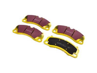Pastillas de freno delanteras EBC amarillas "Fast Road". Porsche 991 GT3 / Turbo / 992 / 981 GT4 / 718 GTS / GTS / Spyder 4.0ltr - 99135194702, 99135194704, 9GT698151T, 9GT698151G, 99135194701 - DP42206R