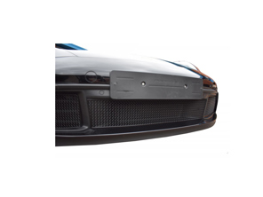 Griglia centrale paraurti anteriore in acciaio inox ZunSport, nera. Porsche 992 C2 / C2S / C4 / C4S (senza FDS) - ZPR85519B - ZPR85519B